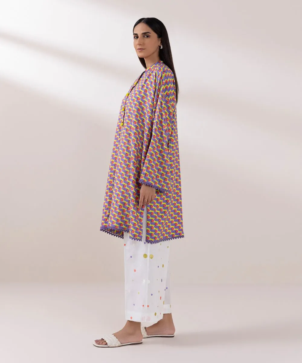Printed Arabic Lawn Shirt