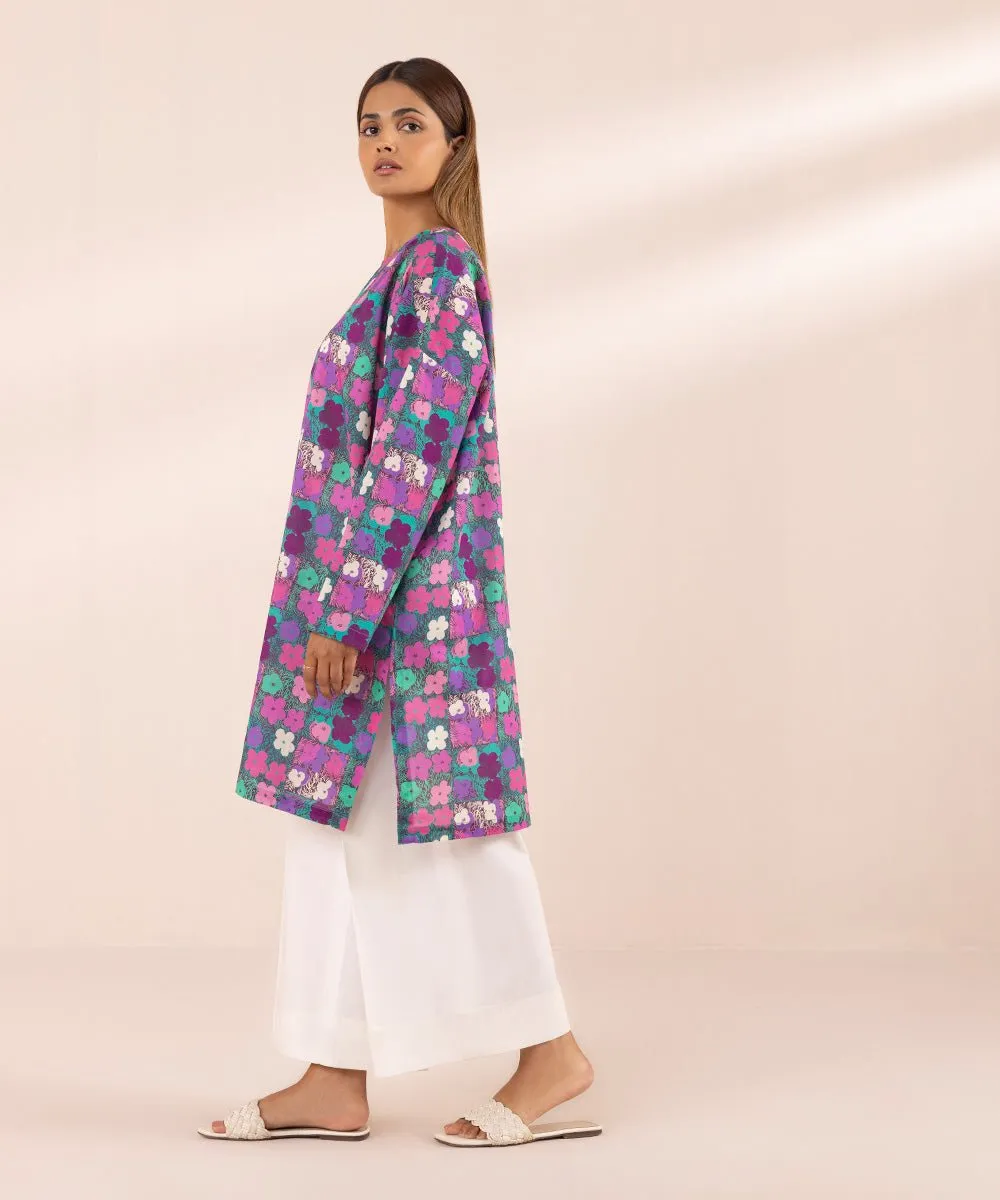 Printed Arabic Lawn Shirt