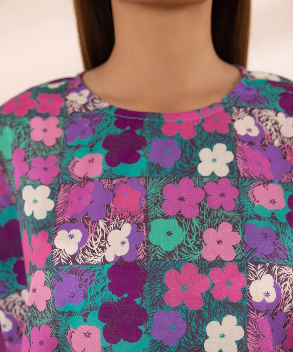 Printed Arabic Lawn Shirt