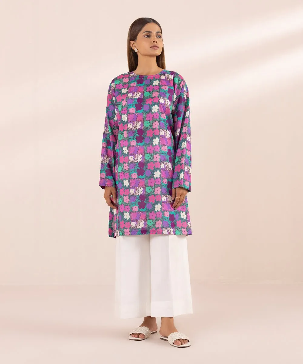 Printed Arabic Lawn Shirt