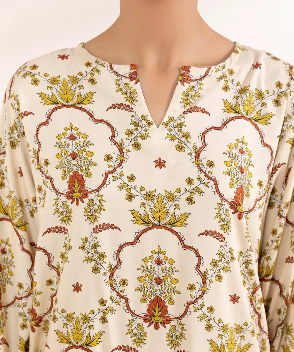 Printed Arabic Lawn Shirt