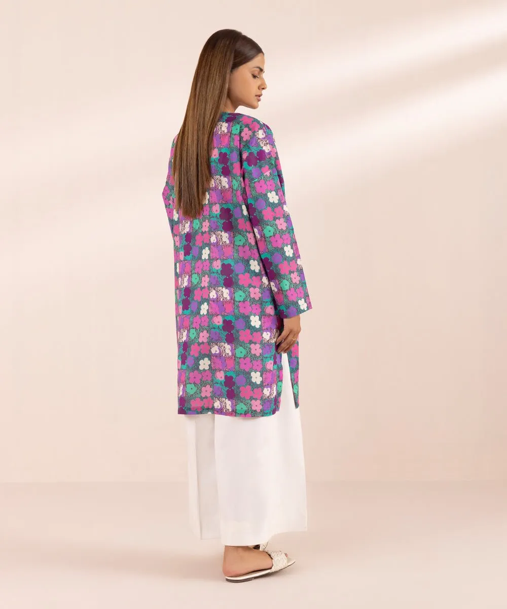 Printed Arabic Lawn Shirt