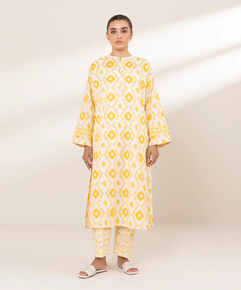 Printed Crosshatch Shirt