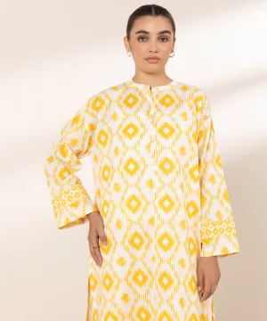 Printed Crosshatch Shirt