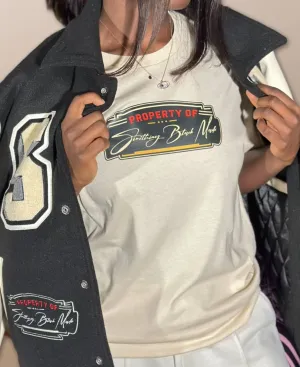 PROPERTY OF S.B.M TEE (CREME)