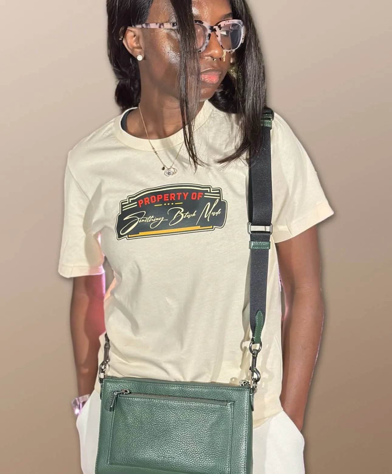 PROPERTY OF S.B.M TEE (CREME)