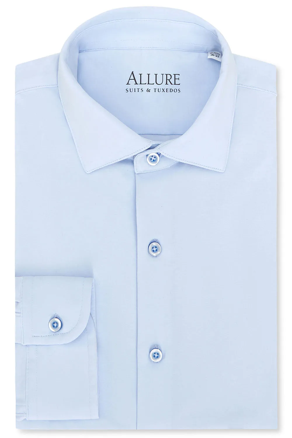 "Astoria" Sky Blue Laydown Formal Shirt
