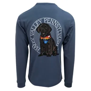Rally Dog Happy Valley Chocolate Lab Long Sleeve T-Shirt