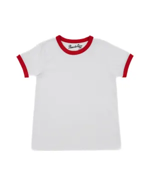 Red Ringer Tee