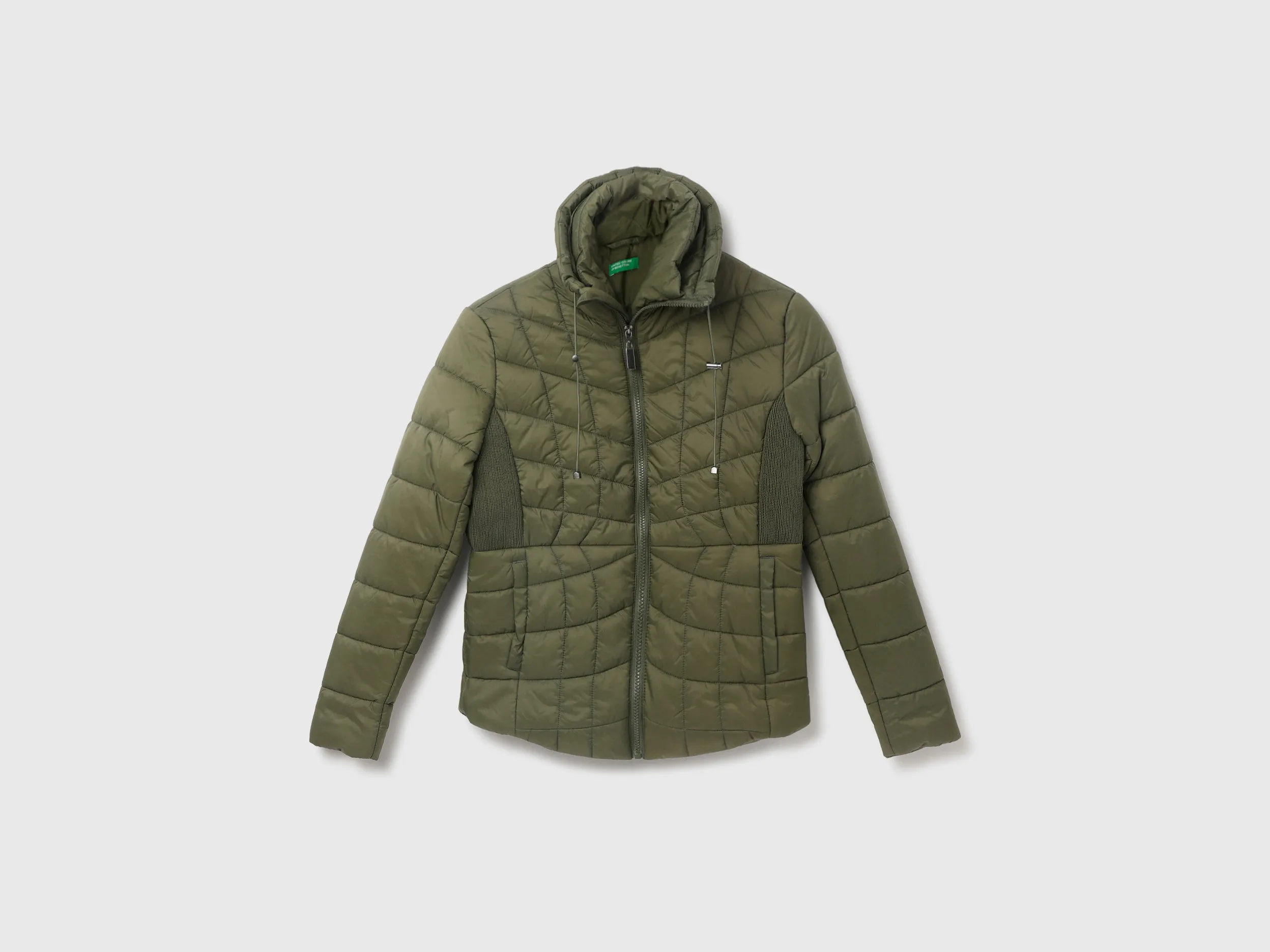 Regular Fit High Neck Solid Jacket