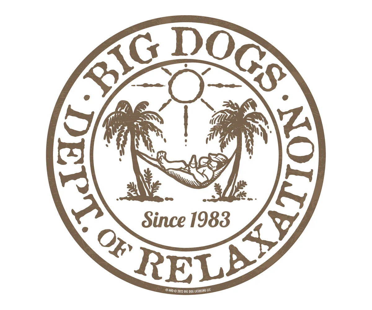 Relaxation Badge Tan T-shirt