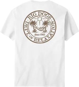 Relaxation Badge Tan T-shirt