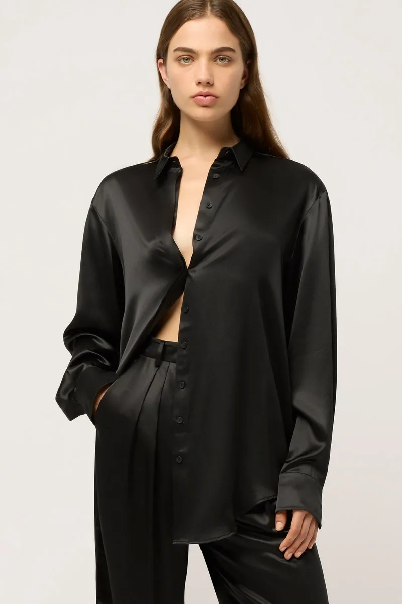RELAXED SILK BOY SHIRT