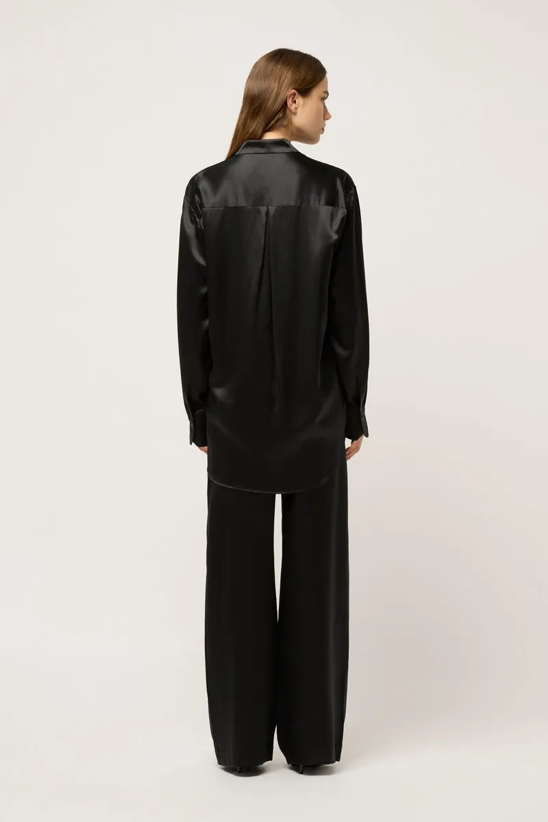 RELAXED SILK BOY SHIRT