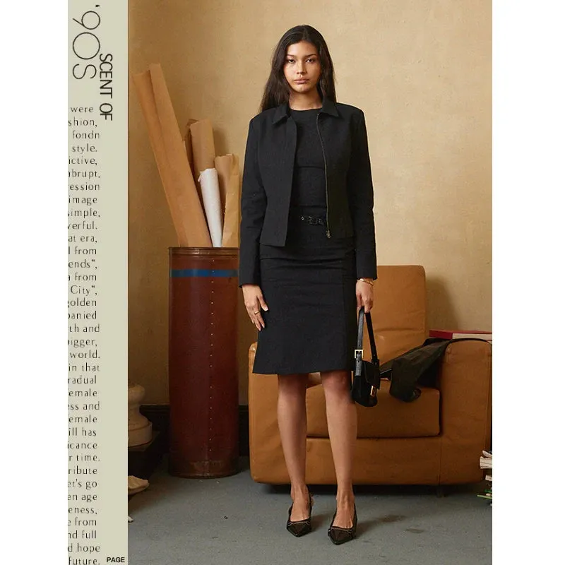 Retro Cotton Two-piece Suit