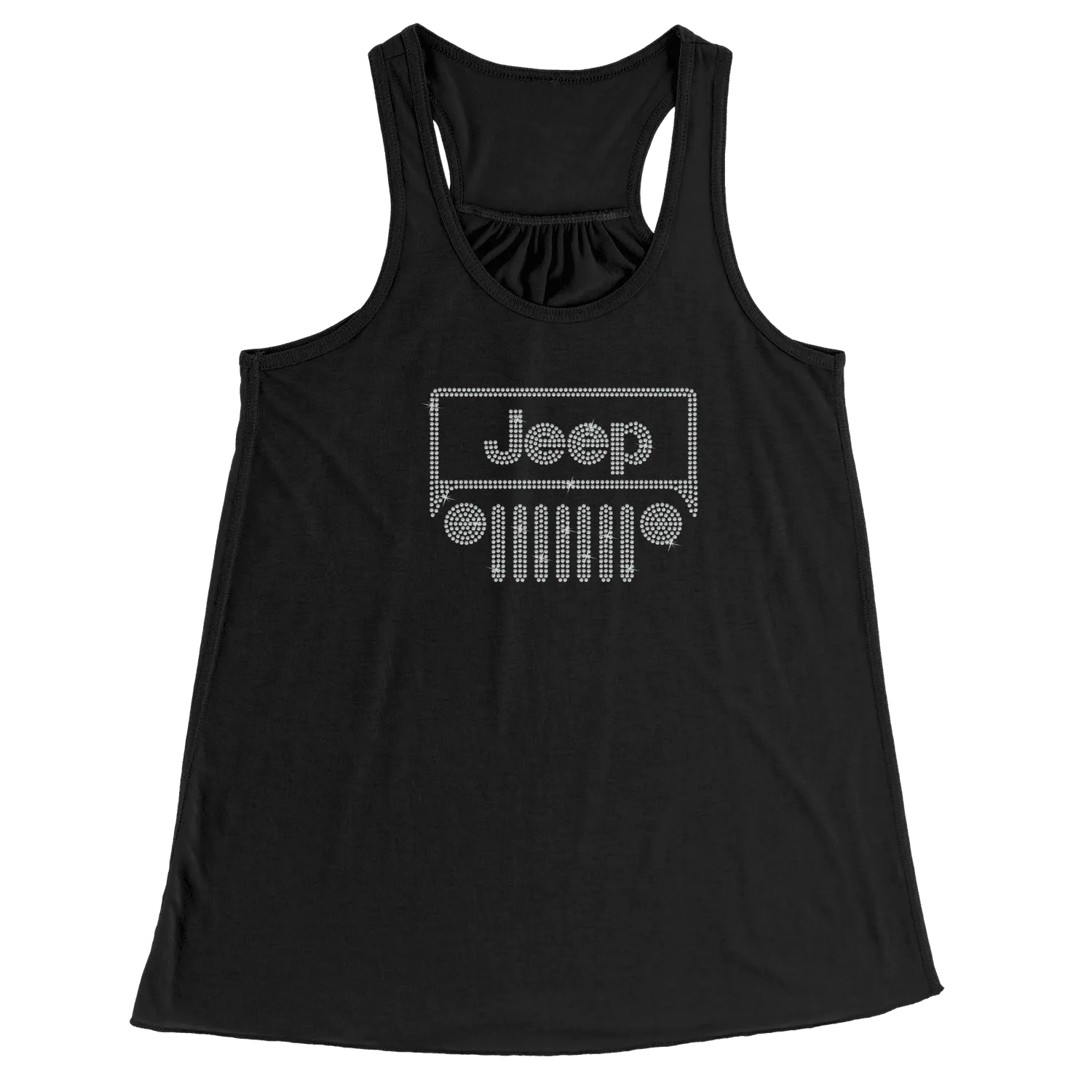 Rhinestone Offroad Grill Shirt Crew Neck, V Neck, Tank Top