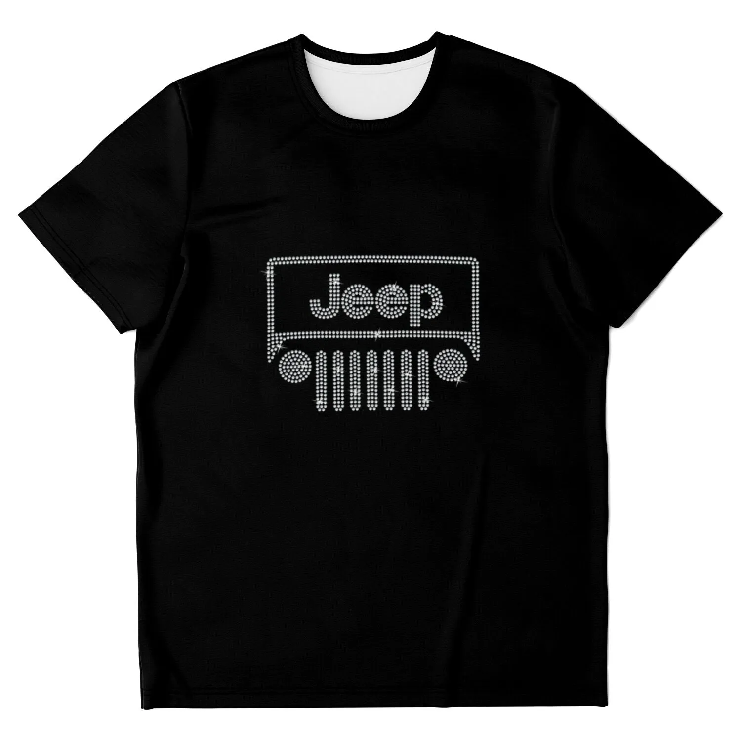 Rhinestone Offroad Grill Shirt Crew Neck, V Neck, Tank Top