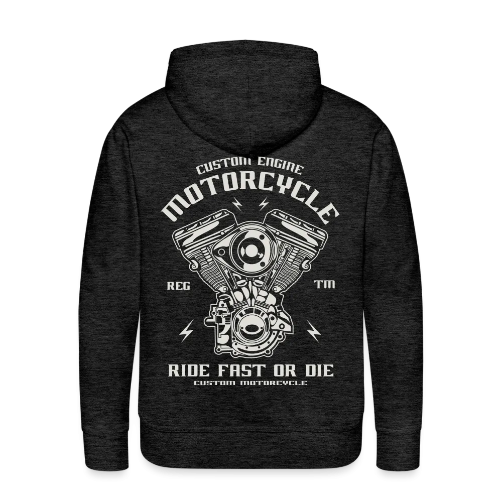 Ride Fast or Die Biker Skull Motorcycle Hoodie