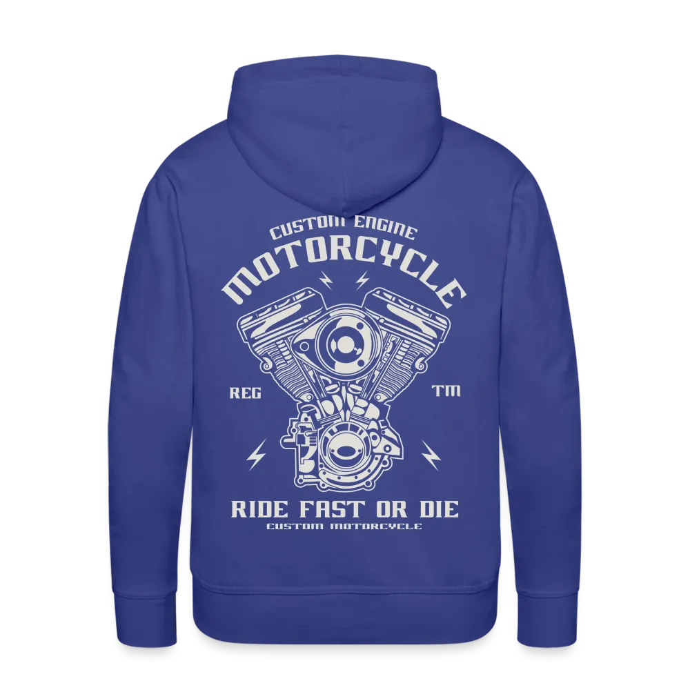 Ride Fast or Die Biker Skull Motorcycle Hoodie