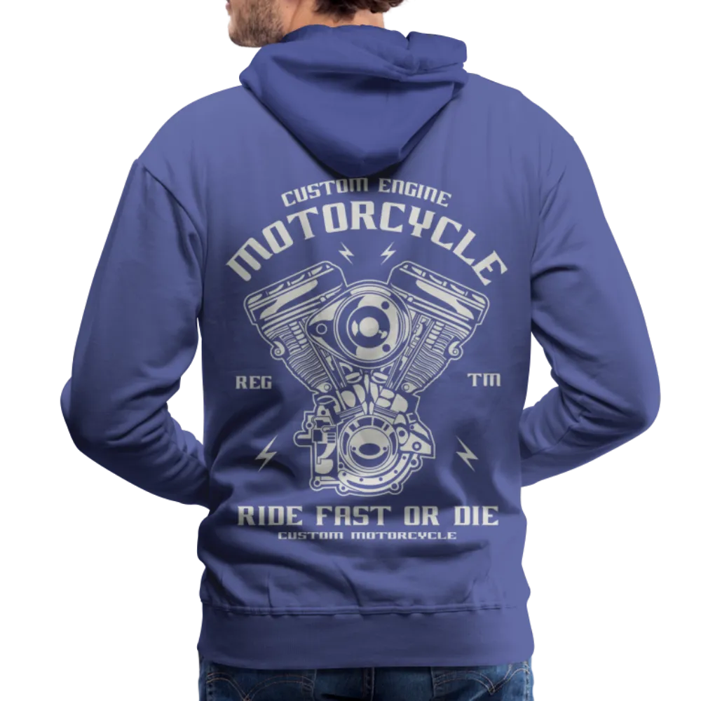 Ride Fast or Die Biker Skull Motorcycle Hoodie