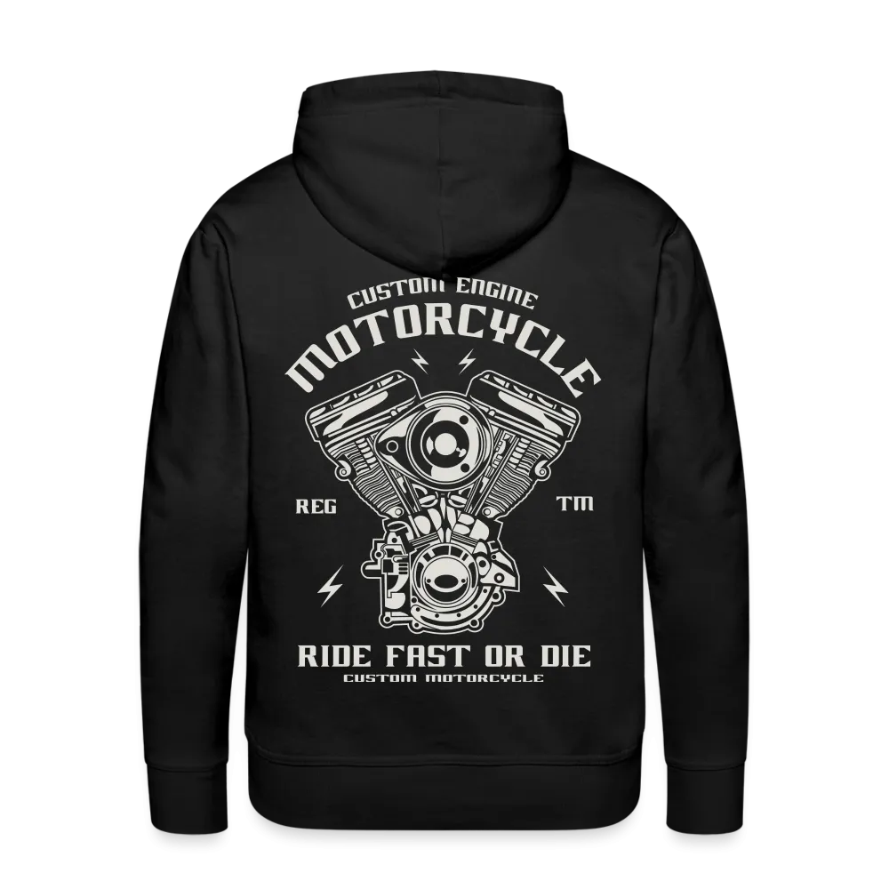 Ride Fast or Die Biker Skull Motorcycle Hoodie
