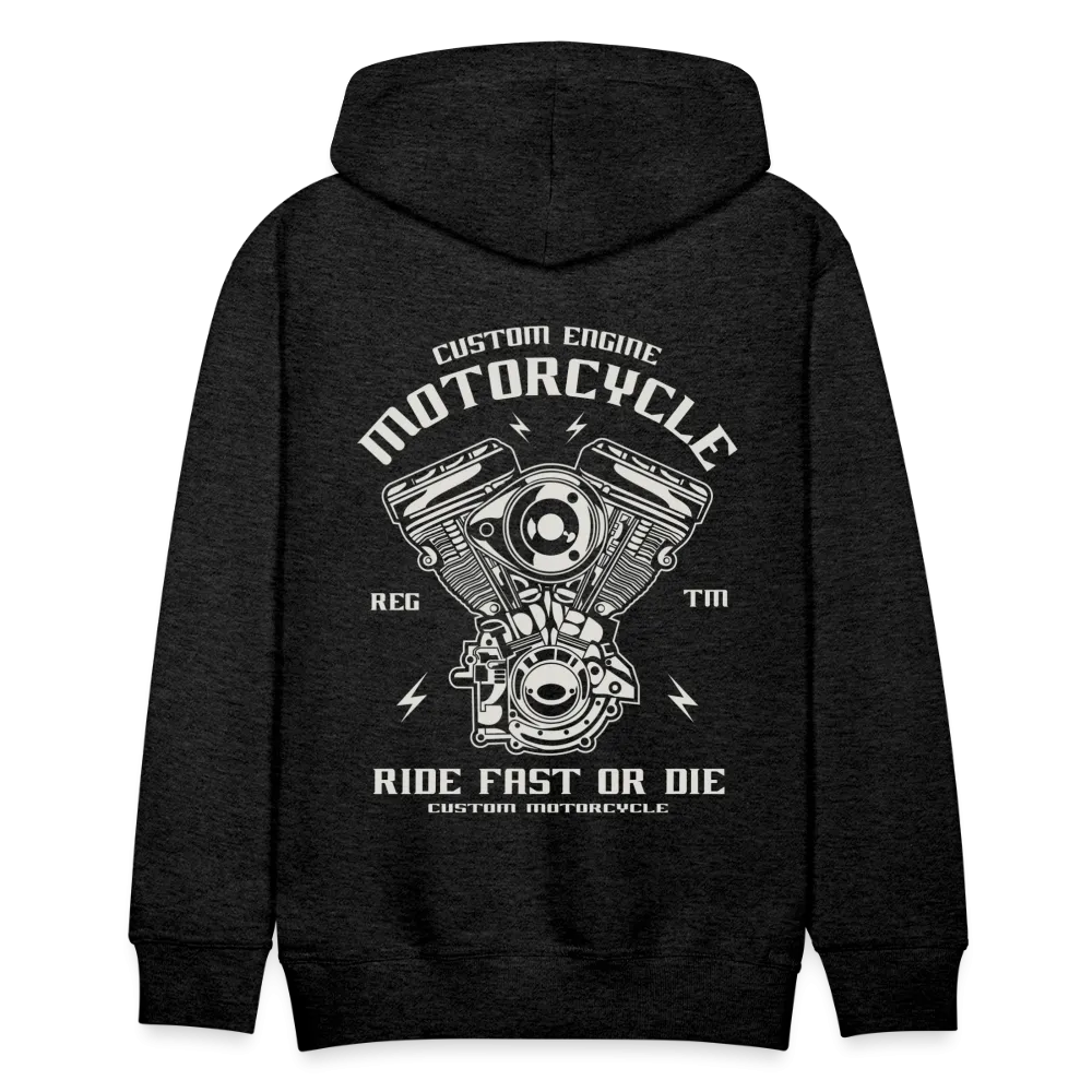 Ride Fast or Die Biker Skull Motorcycle Hoodie