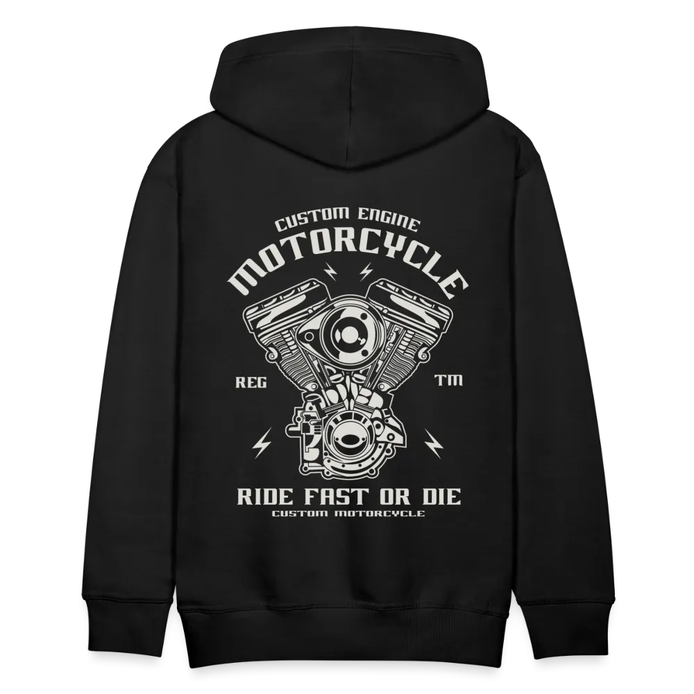 Ride Fast or Die Biker Skull Motorcycle Hoodie