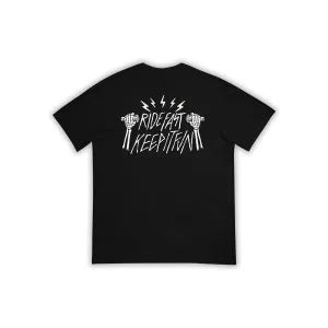 RIDE FAST TEE - BLACK