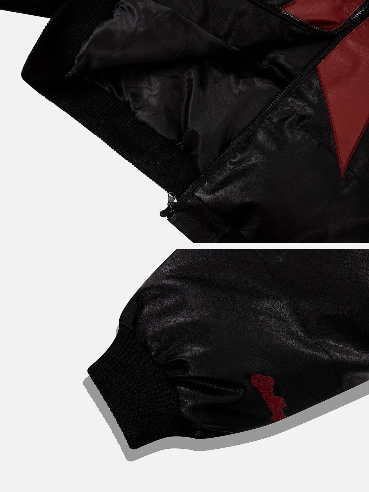 Rimiro - Star PU Winter Coat