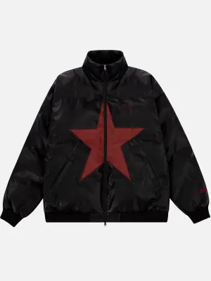 Rimiro - Star PU Winter Coat