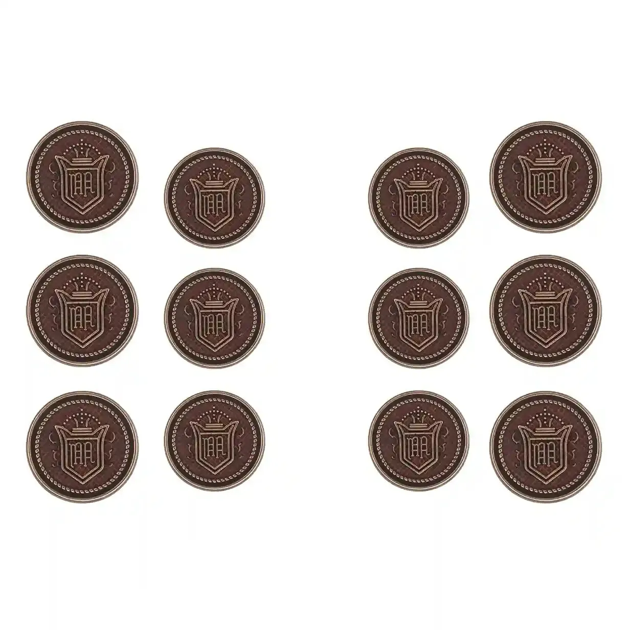 Royal Regalia Antique Metal Buttons