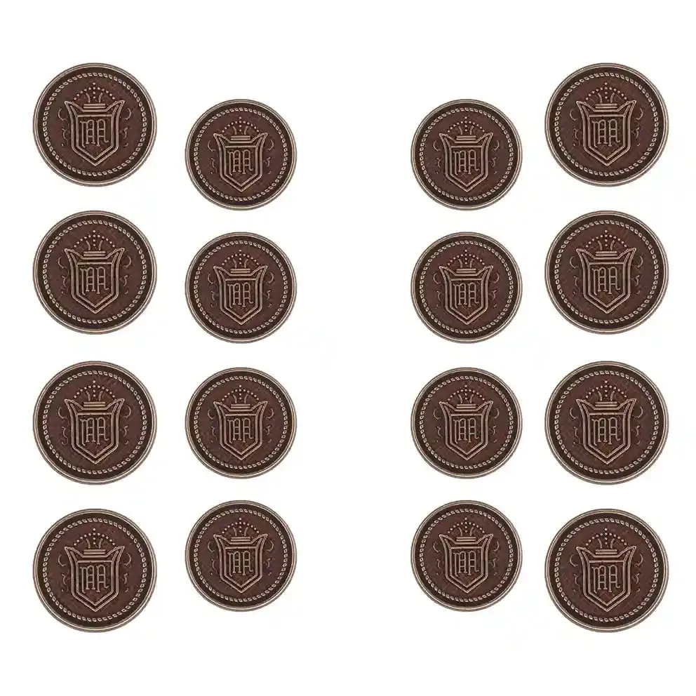 Royal Regalia Antique Metal Buttons