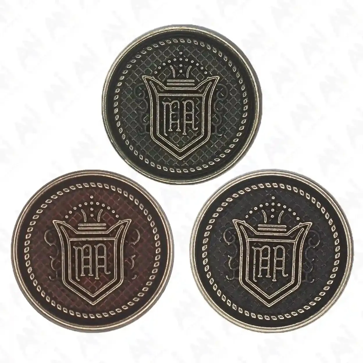 Royal Regalia Antique Metal Buttons