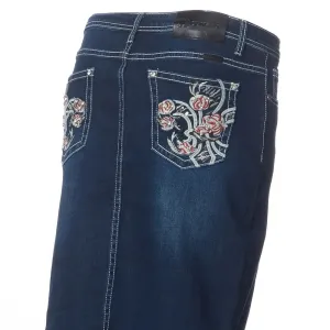 Ruby Bling Denim Skirt