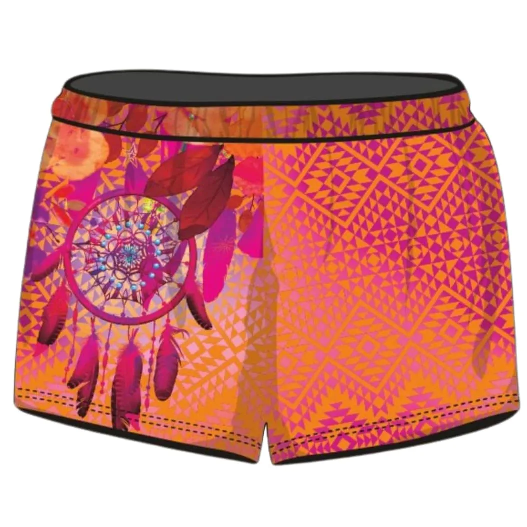 Rugby Shorts | Aztec Dreamcatcher Peach ★Pre-Order★