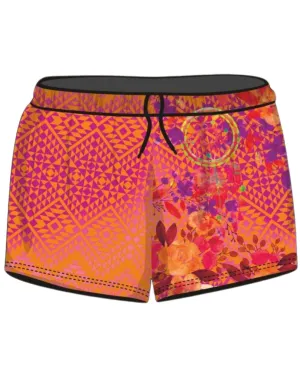 Rugby Shorts | Aztec Dreamcatcher Peach ★Pre-Order★