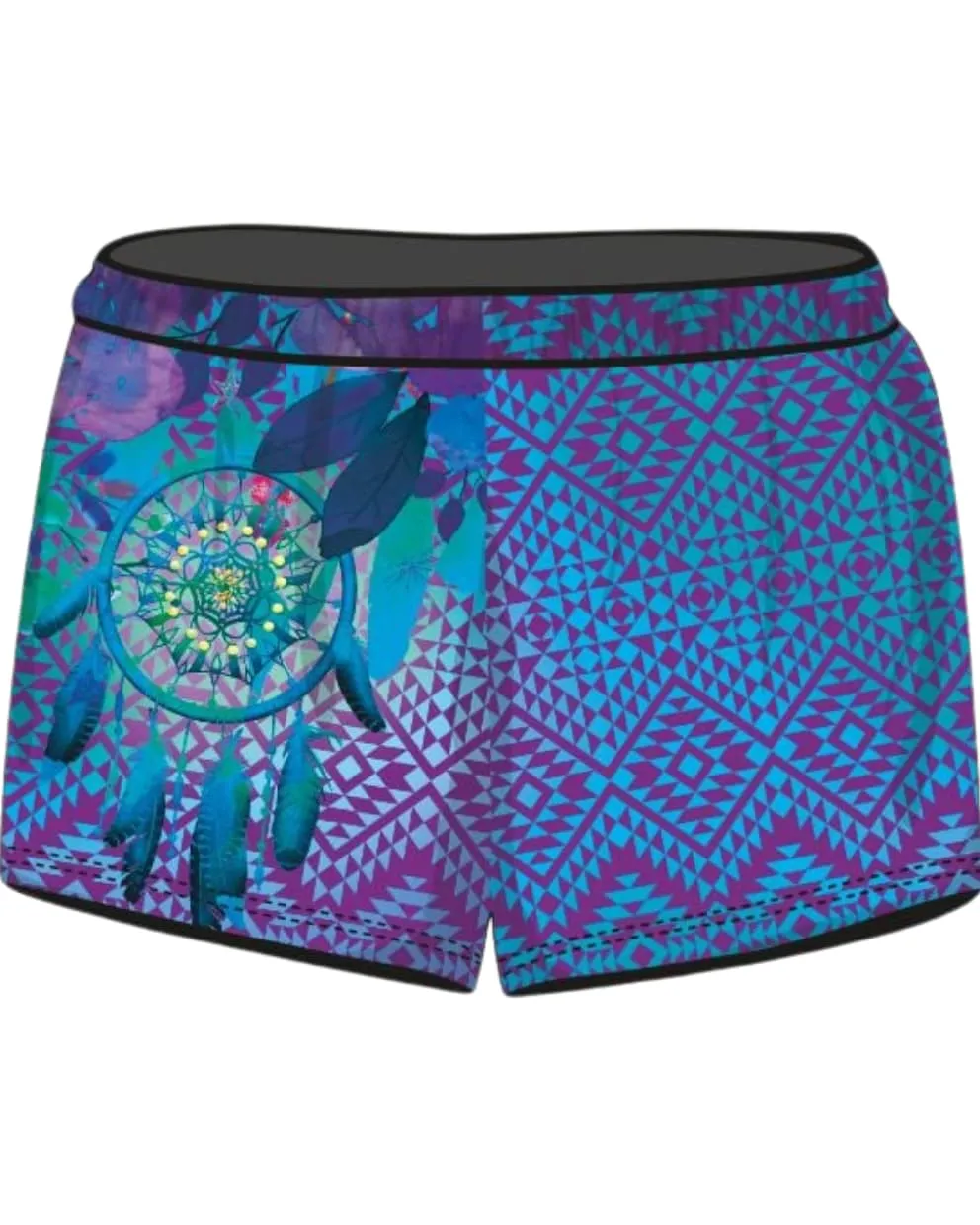 Rugby Shorts | Aztec Dreamcatcher Purple ★Pre-Order★