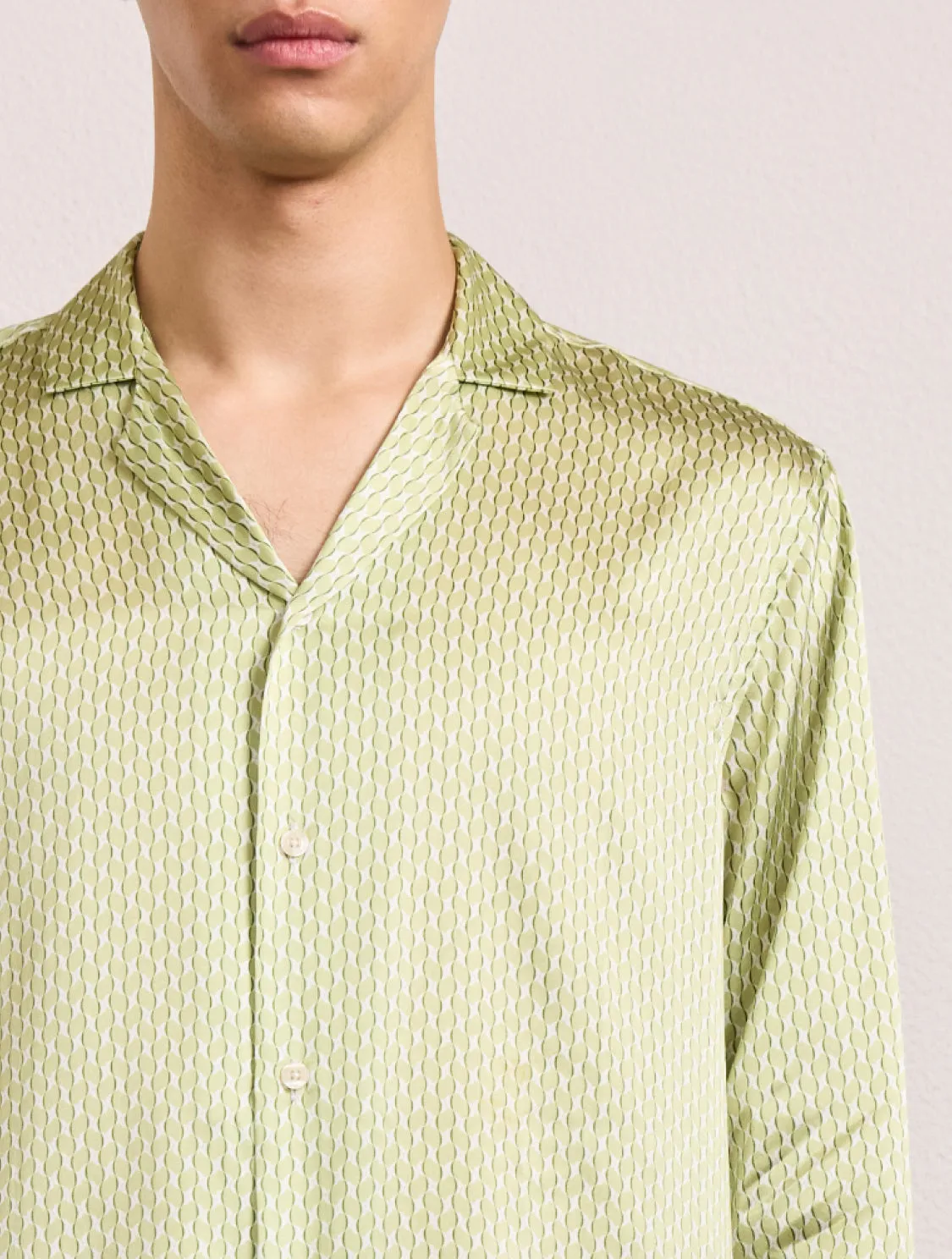 Safra Silk Printed L/S Shirt