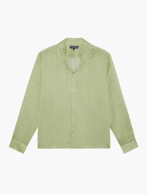 Safra Silk Printed L/S Shirt