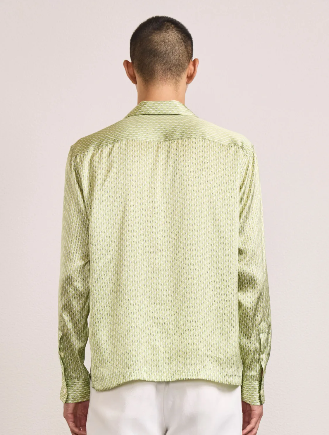 Safra Silk Printed L/S Shirt