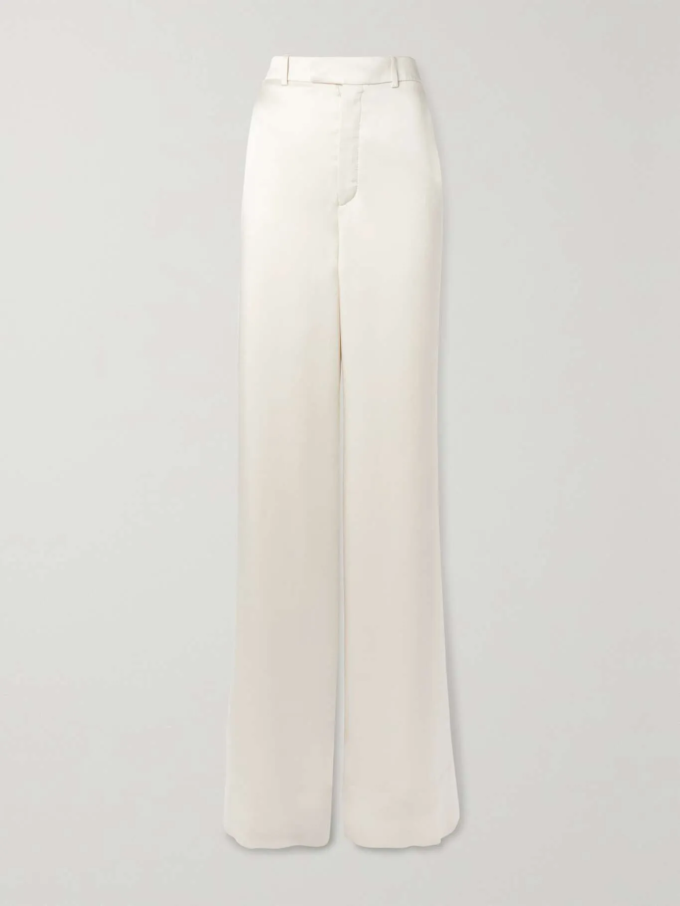 SAINT LAURENT
Satin-crepe wide-leg pants