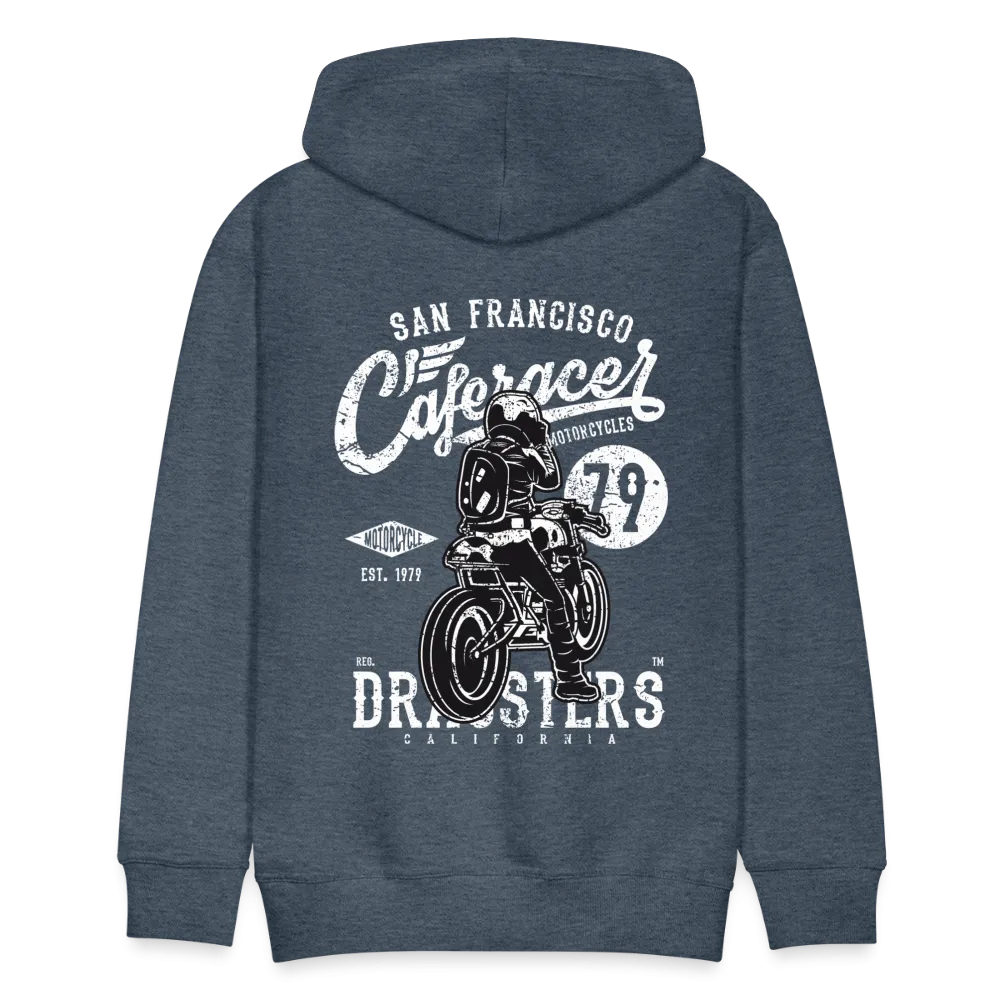 San Francisco Caferacer Motorcycle Hoodie - Men's Vintage