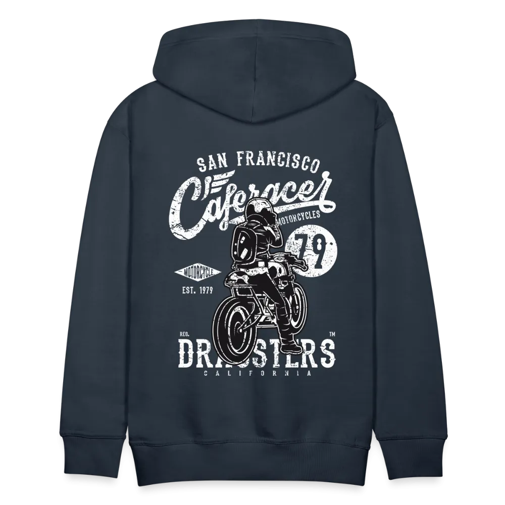San Francisco Caferacer Motorcycle Hoodie - Men's Vintage