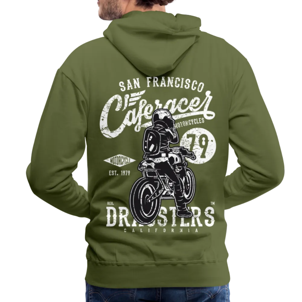 San Francisco Caferacer Motorcycle Hoodie - Men's Vintage