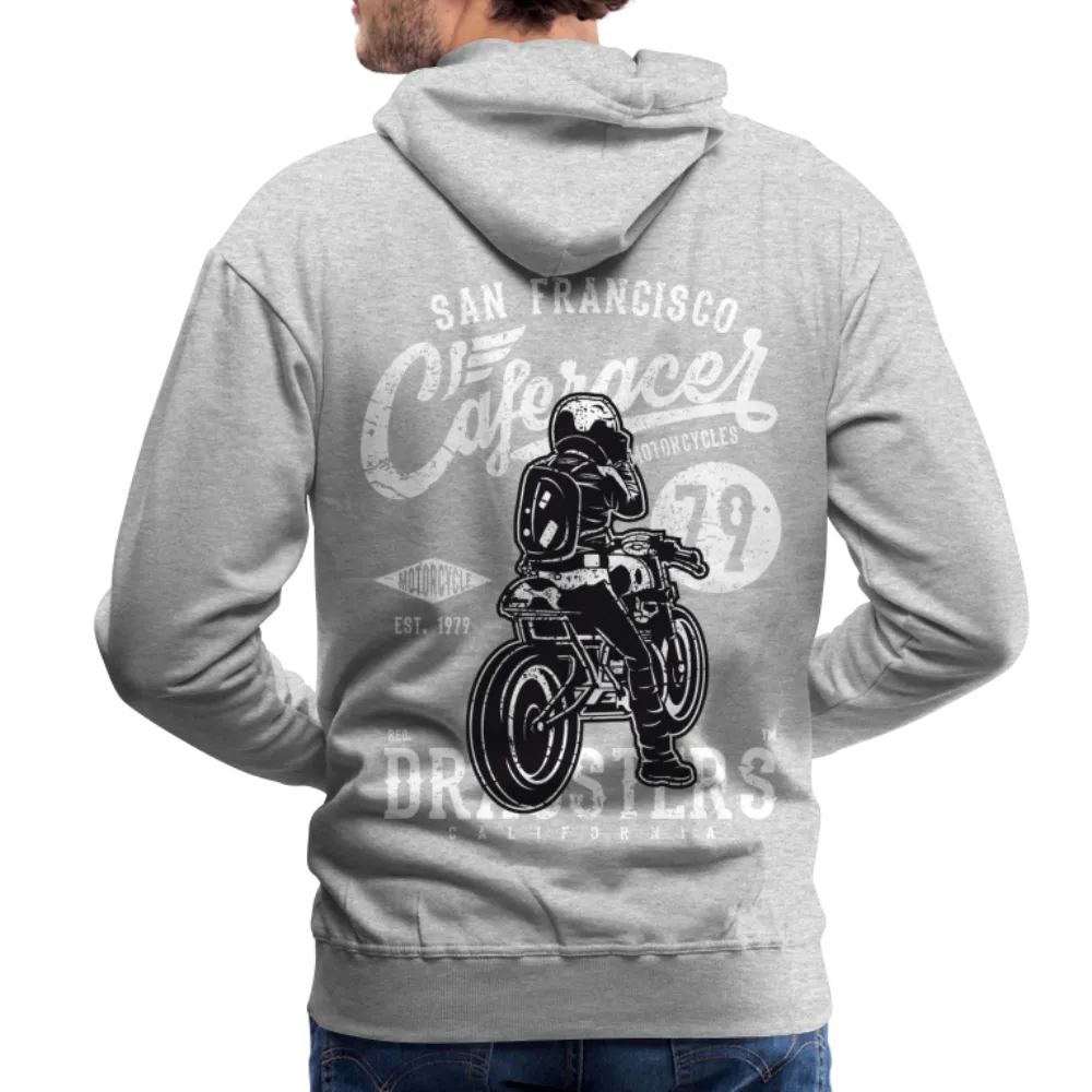 San Francisco Caferacer Motorcycle Hoodie - Men's Vintage