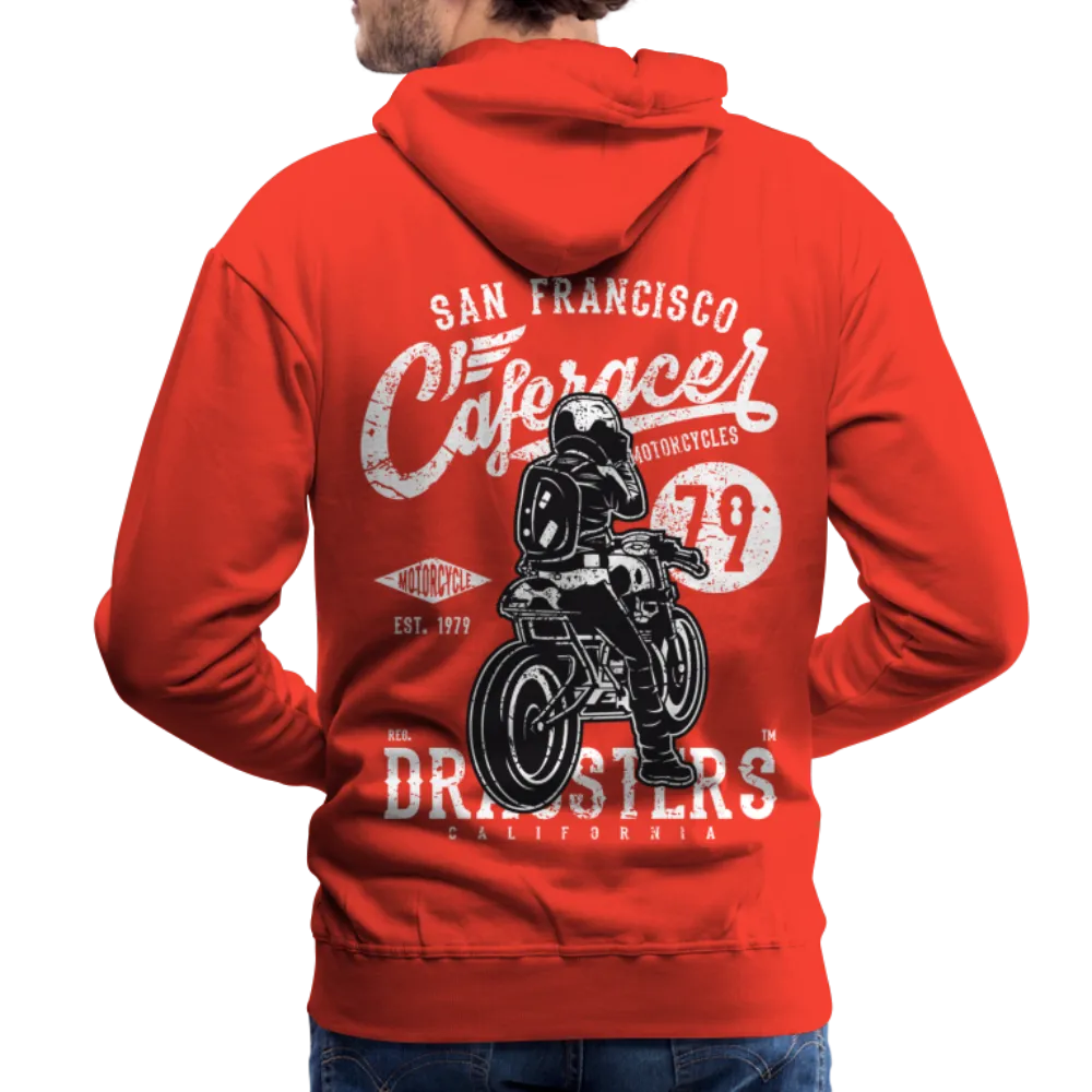 San Francisco Caferacer Motorcycle Hoodie - Men's Vintage