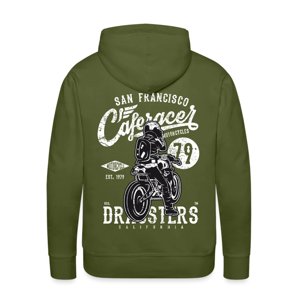 San Francisco Caferacer Motorcycle Hoodie - Men's Vintage