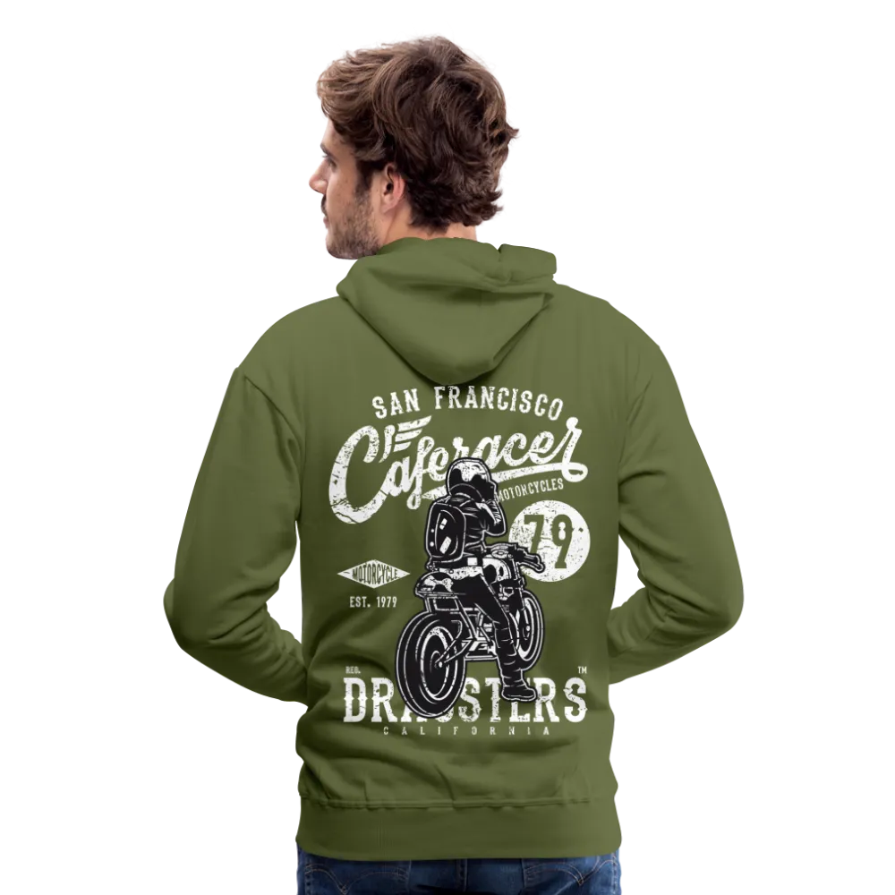 San Francisco Caferacer Motorcycle Hoodie - Men's Vintage