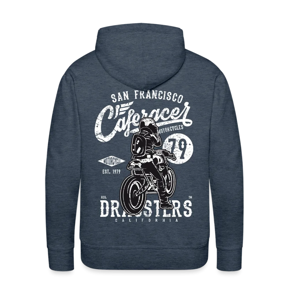 San Francisco Caferacer Motorcycle Hoodie - Men's Vintage
