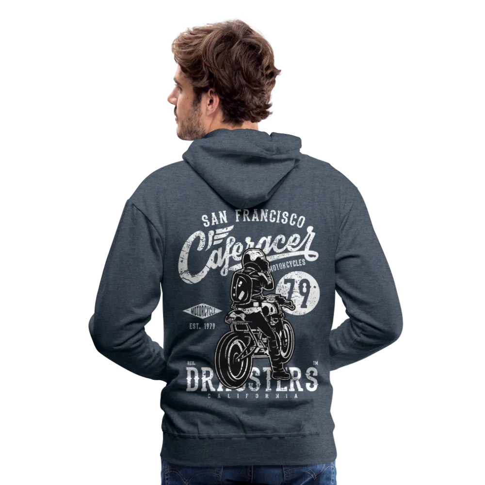 San Francisco Caferacer Motorcycle Hoodie - Men's Vintage